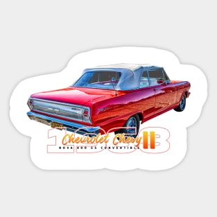 1963 Chevrolet Chevy  II Nova 400 SS Convertible Sticker